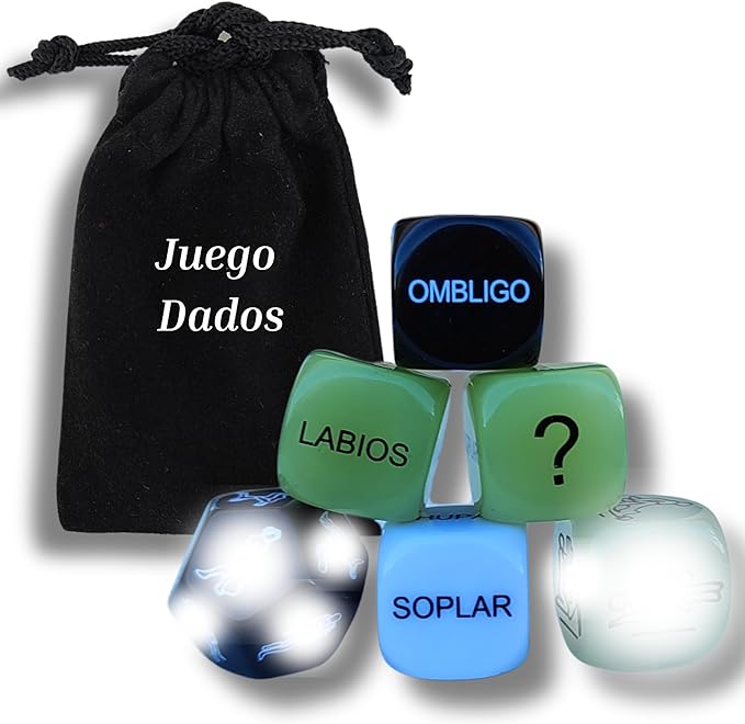 Xubec Juego Dados de rol Erótico para Parejas