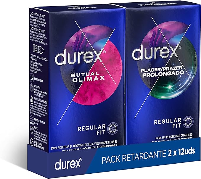 Durex Pack Retardante Preservativos Placer