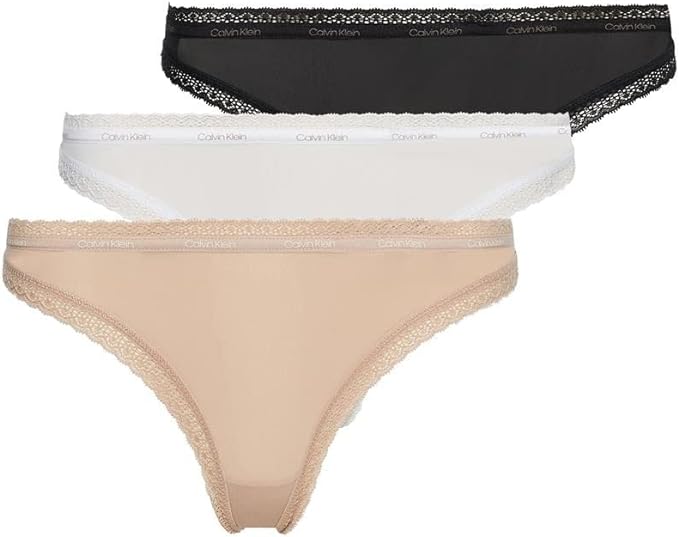 Calvin Klein Tanga (Pack de 3) para Mujer